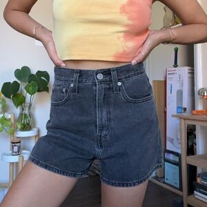 Levi’s High Waist Denim Shorts